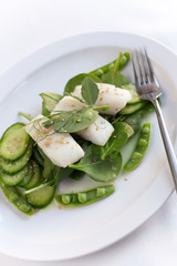 Cod and Green Vegetables