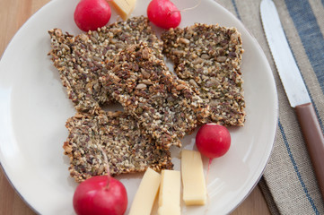 Vollkorn Knäckebrot