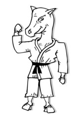 Fototapeta premium Strong horse