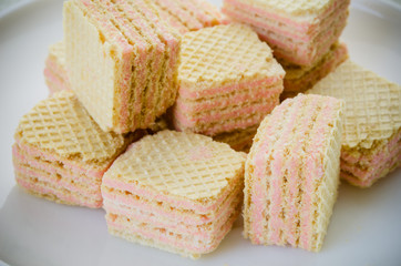 Strawberry wafer