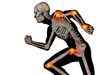 Conceptual human pain anatomy