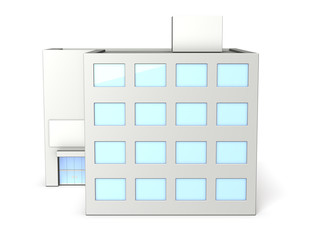 Miniature models of buildings