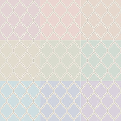 Naklejka premium seamless islamic pastel pattern