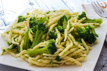 Trofie with broccoli