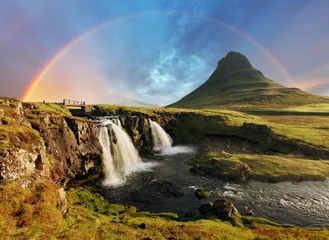 Deurstickers IJsland landschap © TTstudio