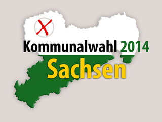 Kommunlawahl 2014 Sachsen