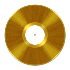 Golden Vinyl Record, Schallplatte