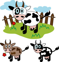 Creative design of  cow.