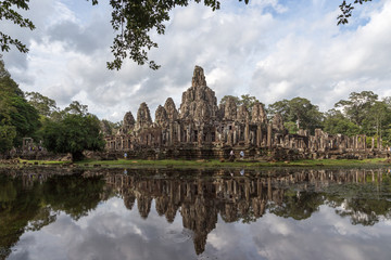 Fototapeta na wymiar Angkor Thom w Siem Reap, Kambodża