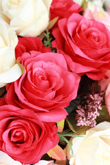 beautiful of rose artificial flowers