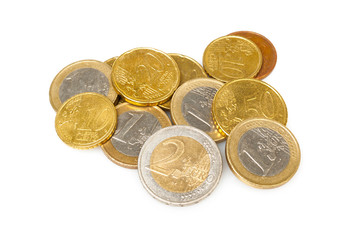 Euro coins