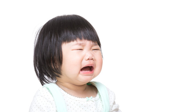 Asian Baby Girl Crying