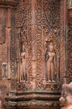 Banteay Srey Temple  in Sieam Reap, Cambodia