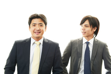 笑顔のビジネスマン