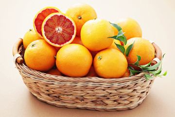 ripe red oranges