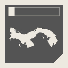 Panama map button