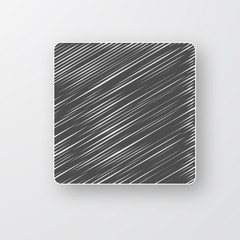 Vector drawn square. Abstract background pattern and scribble
