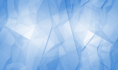 Abstract blue digital 3d polygonal surface background pattern