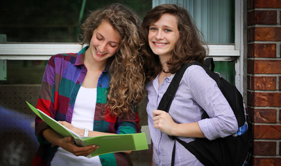 Smiling students