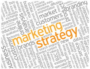 "MARKETING STRATEGY" Tag Cloud (promotion advertising)