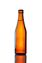 Wine bottle isolated.