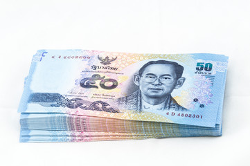 Thai 50 banknotes