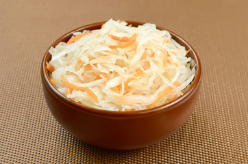 Sauerkraut in bowl