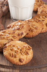 Homemade cookies with nuts