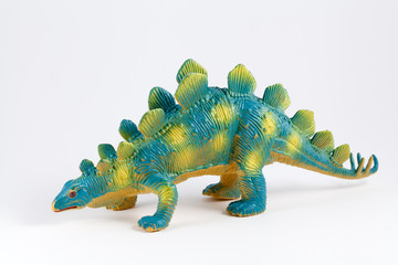 Stegosaurus, colorful dinosaur toy