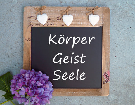 K&ouml;rper Geist Seele