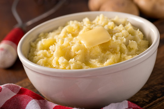 Mashed Potatoes with Melted Butter