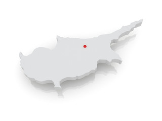 Map of Cyprus