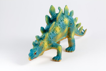 Stegosaurus, colorful dinosaur toy © spumador