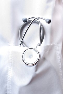 Stethoscope and White Overall