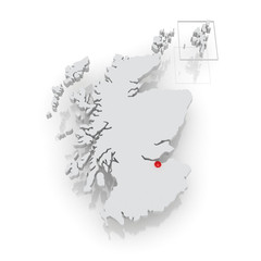 Map of Scotland