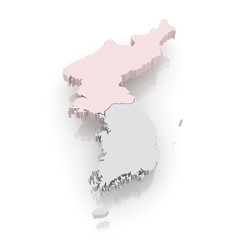 Map of Korea