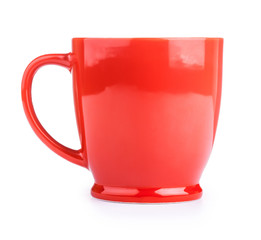Red Cup Isolated on White