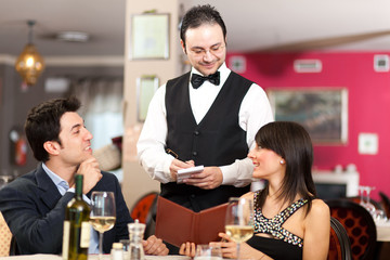 Couple having a dinner