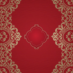 Vector seamless border in Victorian style. © Anna Pogulyaeva