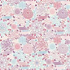 Abstract flower background pattern