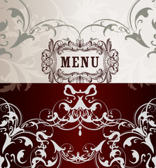 Elegant  menu design