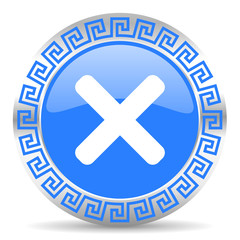 Obraz premium cancel icon