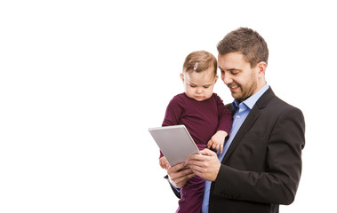 Man with his baby