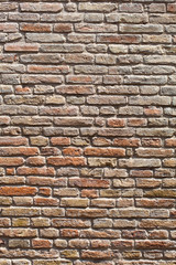 Background of old brick wall texture