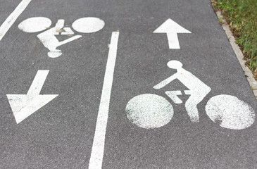 Signalisation de piste cyclable
