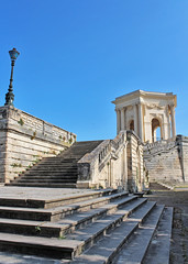 escaliers - esplanade du Peyrou - Montpellier