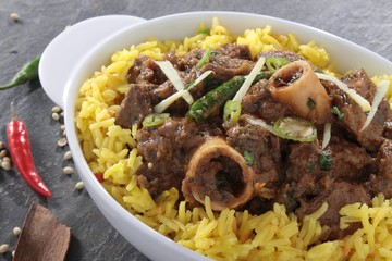 Indian Lamb curry with pilau rice