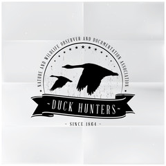 Wild Duck Hunters Badge