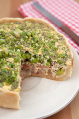 Quiche Lorraine mit Erbsen