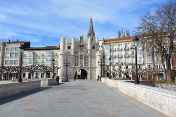Fachada Arco Santa Maria (Burgos, Camino de Santiago)